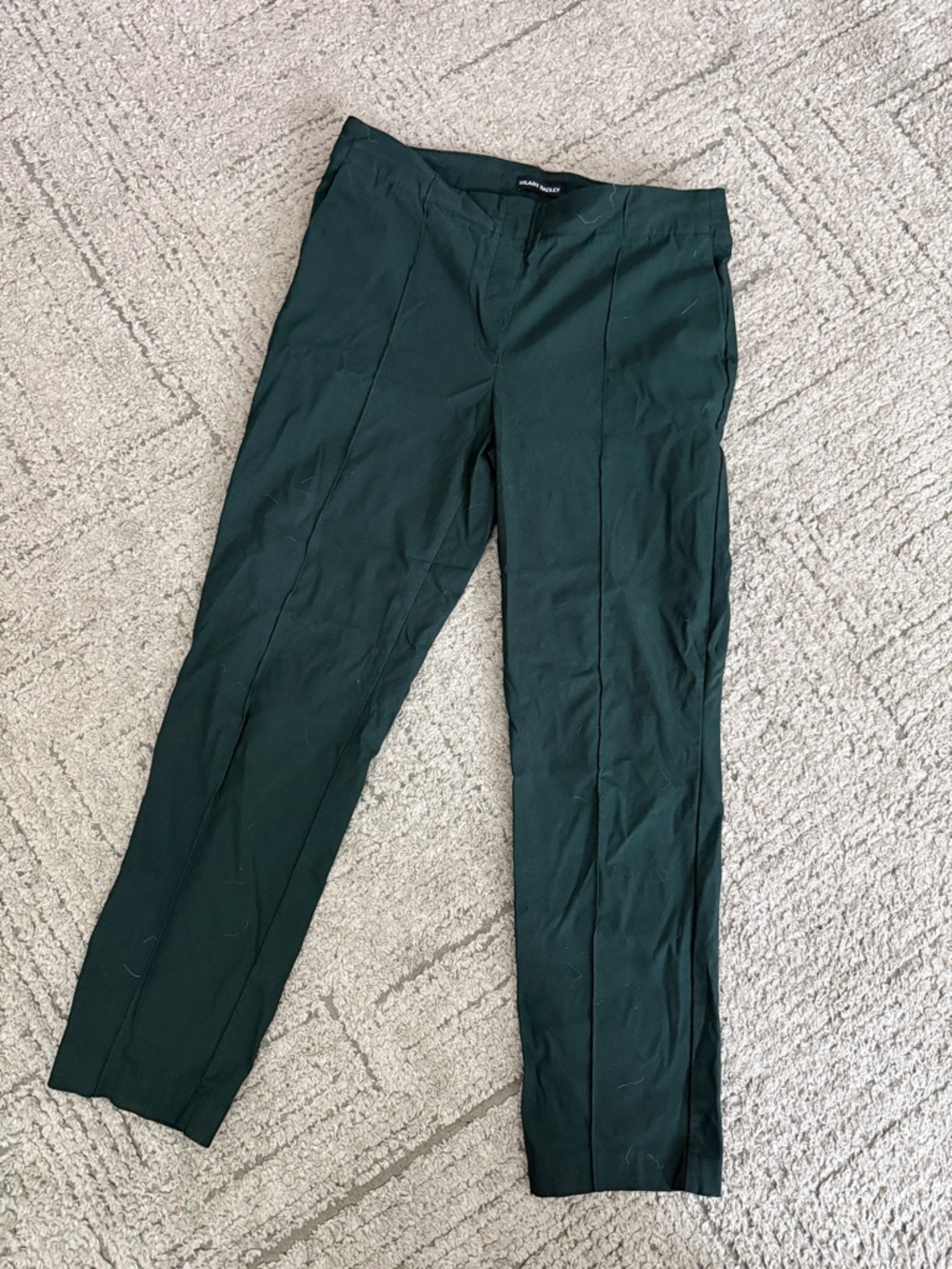 Hilary Radley Dark Green Women's Dress Pants
